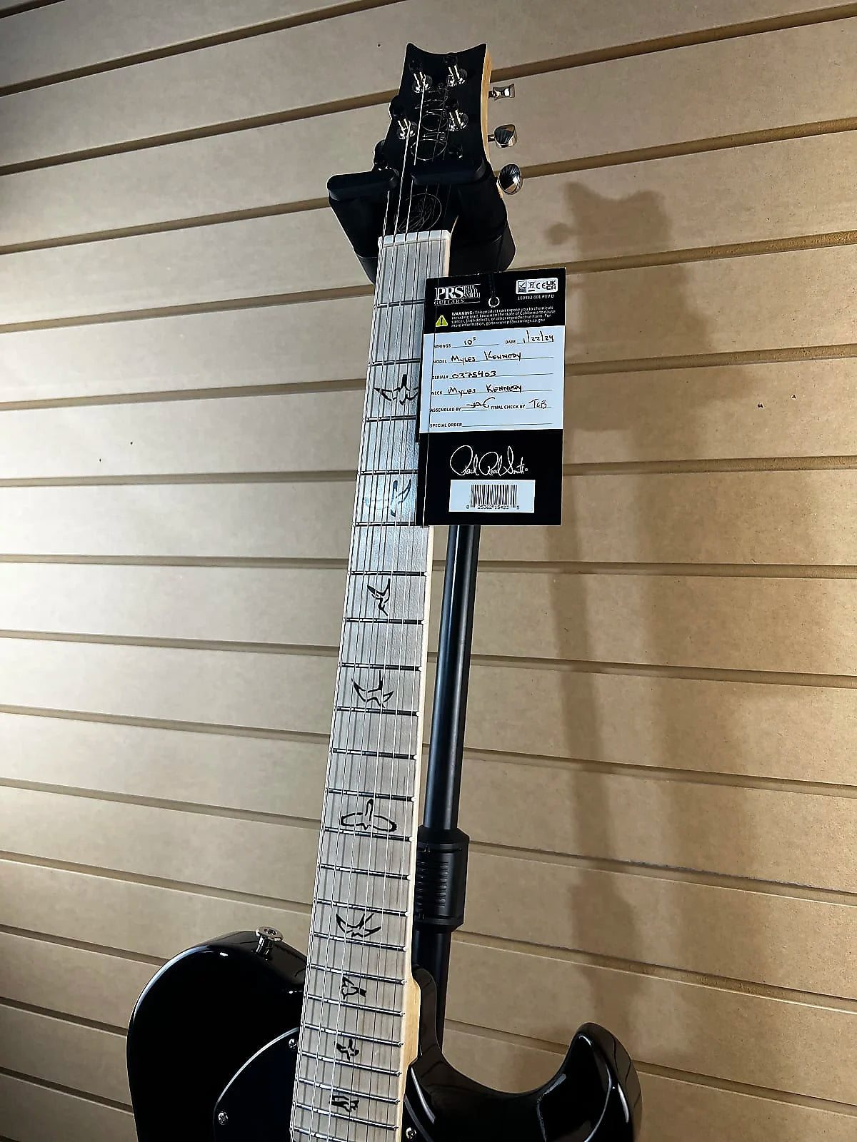 Myles Kennedy Signature Electric Guitar - Black #403 GET PLEK'D!