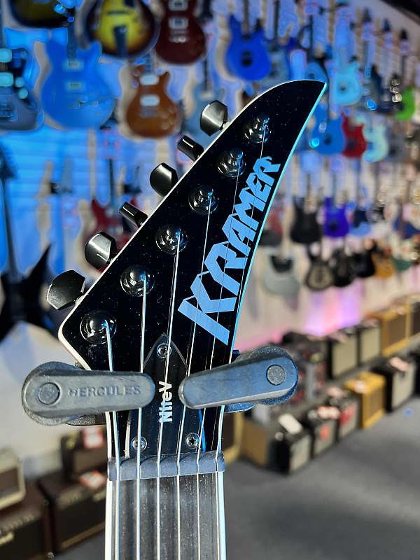 Kramer Nite-V Electric Guitar with Gigbag - Royal Blue Metallic Auth Deal Free Shipping! GET PLEK’D!