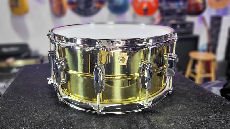 Ludwig LB403 "Super Brass" Snare Drum 6.5 x 14 in. Nickel Hardware Auth Dealer Free Shipping!