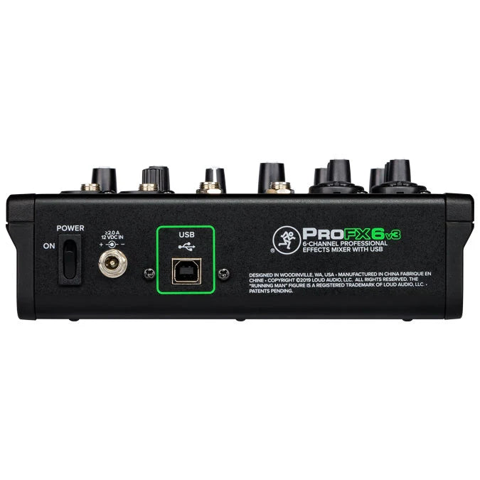 Mackie ProFX6v3 6-channel Mixer with USB and Effects