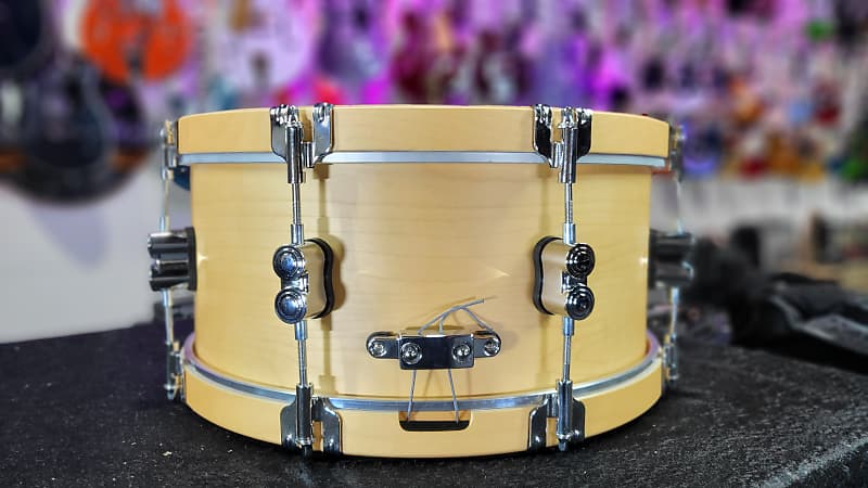 PDP Concept Maple Classic Snare Drum 6.5 x 14in. Natural with Natural Hoops Auth Dealer Free Ship!