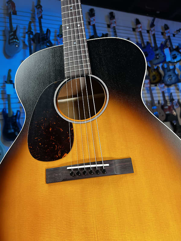 Martin 000-17 Acoustic Guitar - Whiskey Sunset Burst Left Handed GET PLEK'D! 545