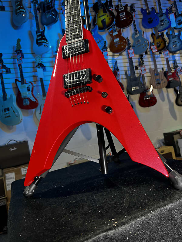 Kramer Nite-V Electric Guitar with Gigbag - Crimson Red Metallic Auth Deal Free Shipping! GET PLEK’D! 181