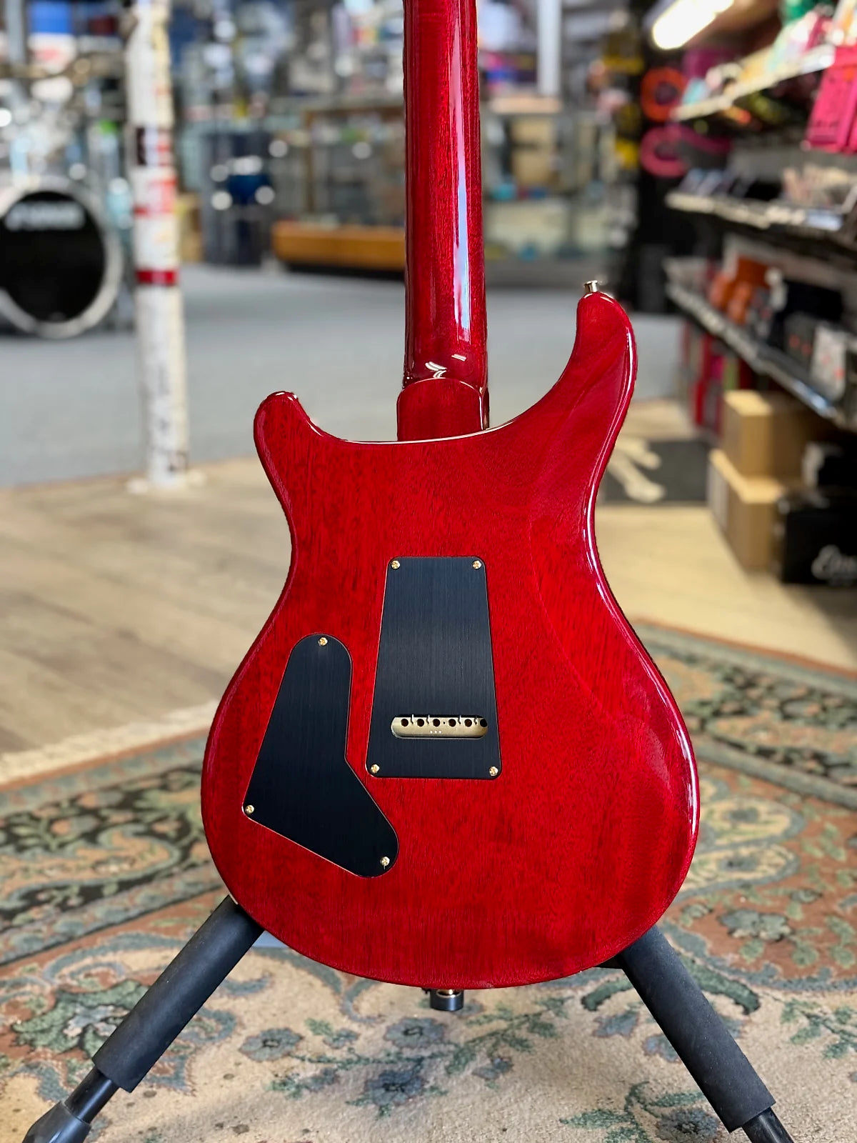 PRS Custom 24-08 Semi Hollow 40th Anniversary, Charcoal Cherry Burst #176