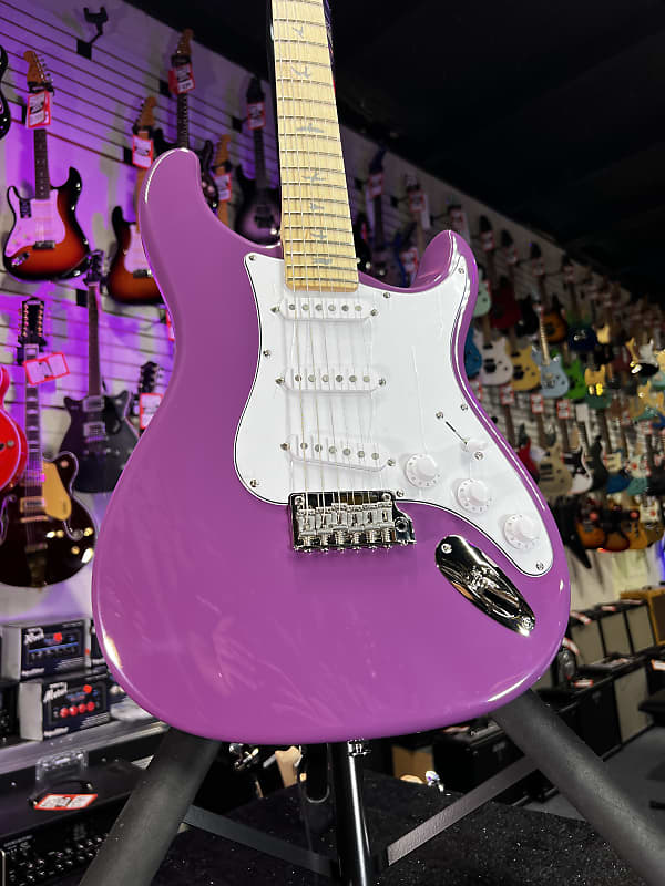 PRS SE Silver Sky Electric Guitar - Summit Purple with Maple Fingerboard Authorized Dealer Free Shipping! 994 GET PLEK’D!