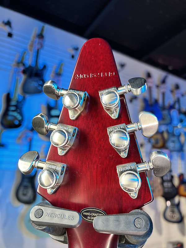 Epiphone Flying V Prophecy Electric Guitar - Aged Bengal Tiger Burst Auth Deal Free Ship! 319 GET PLEK’D!