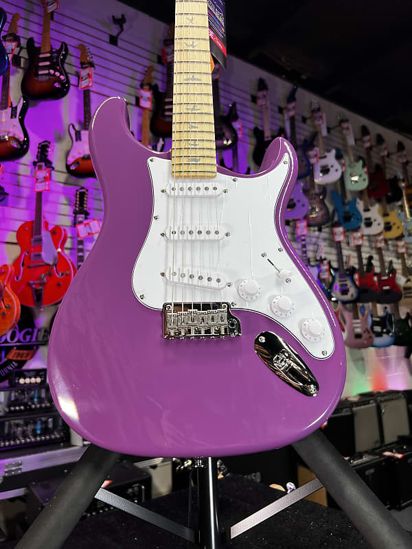PRS SE Silver Sky Electric Guitar - Summit Purple with Maple Fingerboard Authorized Dealer Free Shipping! 994 GET PLEK’D!