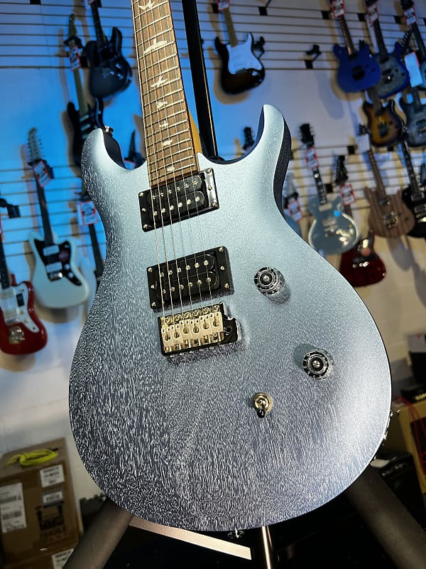 PRS SE CE 24 Standard Satin Electric Guitar - Ice Blue Metallic Satin Auth Deal Free Ship! 214 GET PLEK’D!
