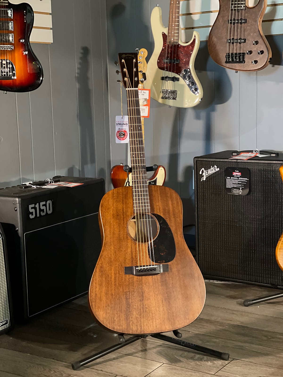 D-15M Acoustic Guitar - Mahogany #791