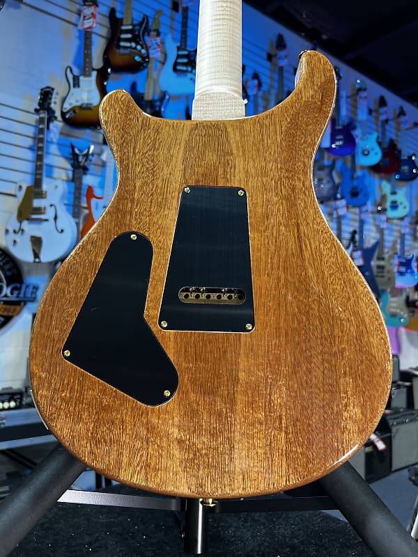 PRS Wood Library Custom 24 Fatback 2024 - Natural - Flame 10 Top Flame Maple Neck, Paisley Case! 740