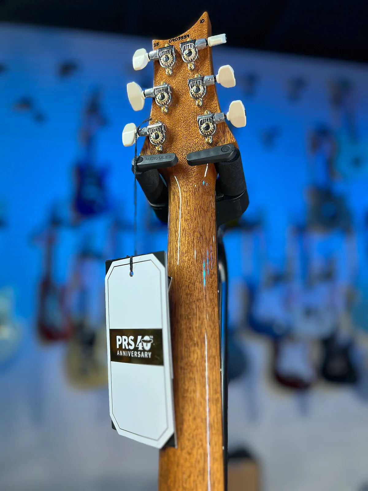 PRS 2025 Wood Library Special 22 Semi Hollow, Custom - Quilt River Blue Smokeburst, Paisley Case, Signature Dealer 554