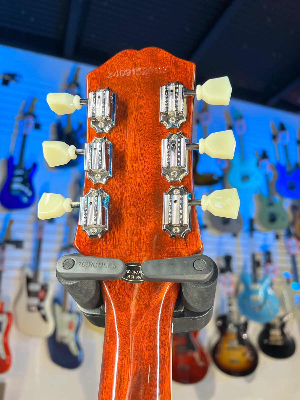 Epiphone Les Paul Standard 50s Figured 2025 - Washed Cherry Sunburst, with Premium Epiphone Gig Bag, Get Plekd, 113