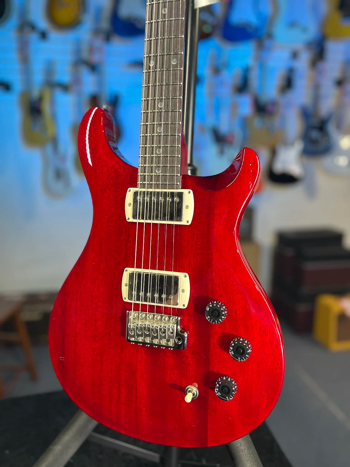 PRS SE DGT Standard - Vintage Cherry Get Plek'd FREE! 025