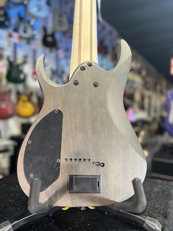 Ibanez Axe Design Lab RG9PB 9-string Electric Guitar - Transparent Gray Flat 676 Auth Dealer, Free Ship