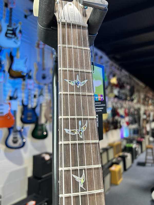 PRS Wood Library Custom 24 Quilt, Natural, Brazilian Rosewood w Paisley PRS Hardcase, Free Ship, 662