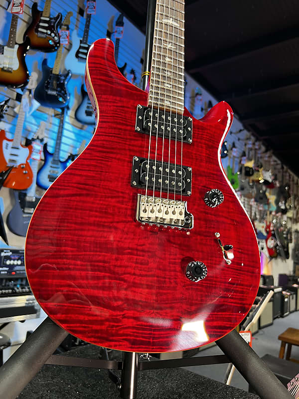 PRS SE Custom 24 Electric Guitar - Ruby Auth Deal Free Ship! 835