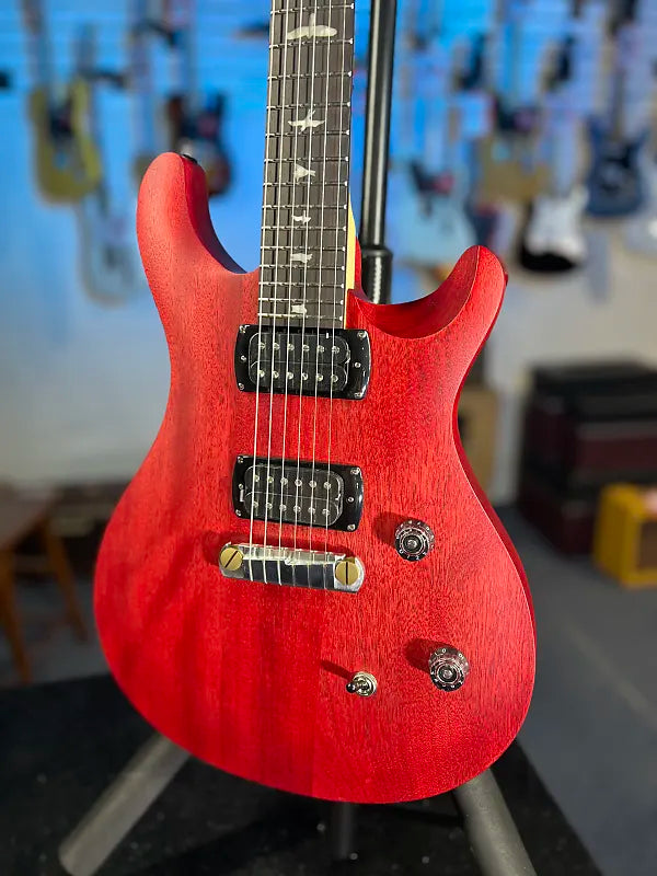 PRS SE CE 24 Standard Stoptail Electric Guitar - Vintage Cherry Get Plek'd FREE! 252