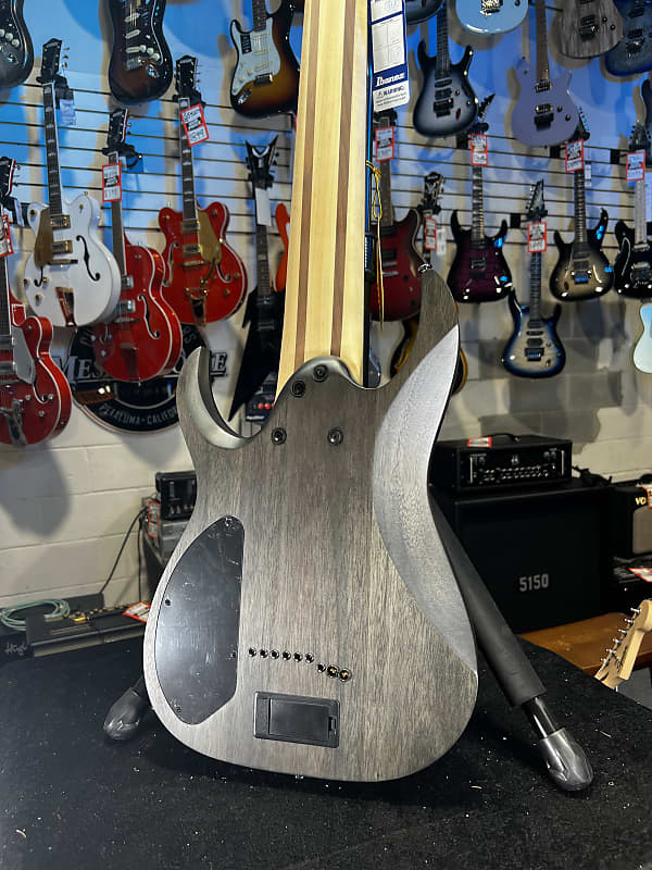 Ibanez Axe Design Lab RG9PB 9-string Electric Guitar - Transparent Gray Flat Auth Dealer Free Shipping! 802 GET PLEK’D!