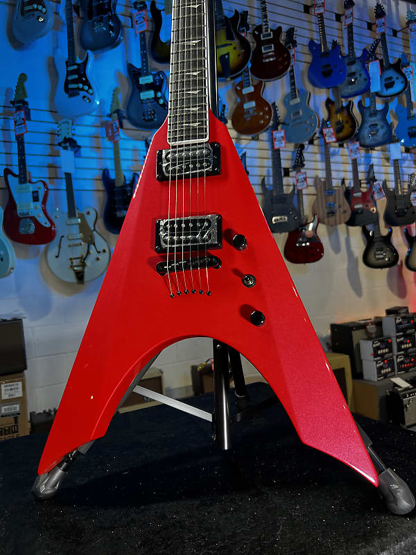 Kramer Nite-V Electric Guitar with Gigbag - Crimson Red Metallic Auth Deal Free Shipping! GET PLEK’D! 181