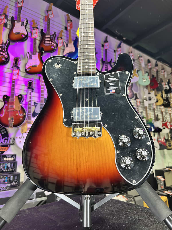 Fender American Professional II Telecaster Deluxe - 3-color Sunburst with Rosewood Fingerboard Auth Deal Free Ship! 812 *FREE PLEK WITH PURCHASE*