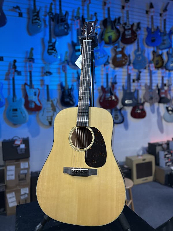 Martin D-18 Acoustic Guitar - Natural Authorized Dealer Free Shipping 443 GET PLEK’D!