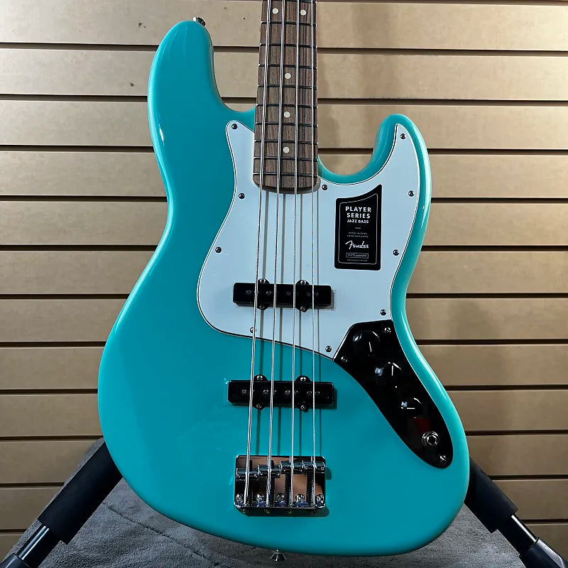Player Jazz Bass - Sea Foam Green with Pau Ferro Fingerboard #698 GET PLEK'D!