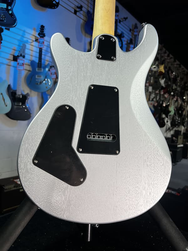PRS SE CE 24 Standard Satin Electric Guitar - Metallic Silver Satin Auth Deal! 535