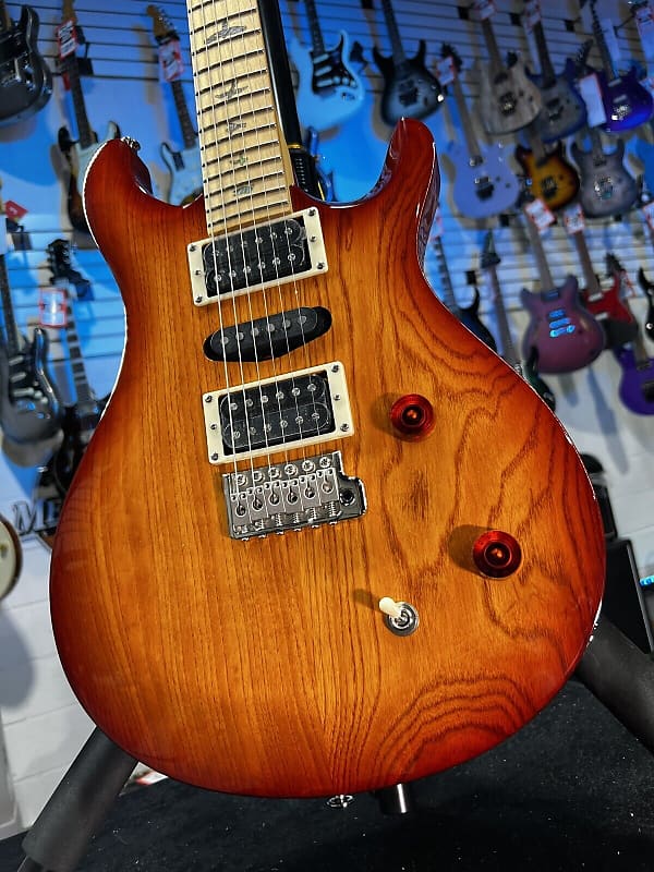 PRS SE Swamp Ash Special Electric Guitar - Vintage Sunburst Authorized Deal! 985