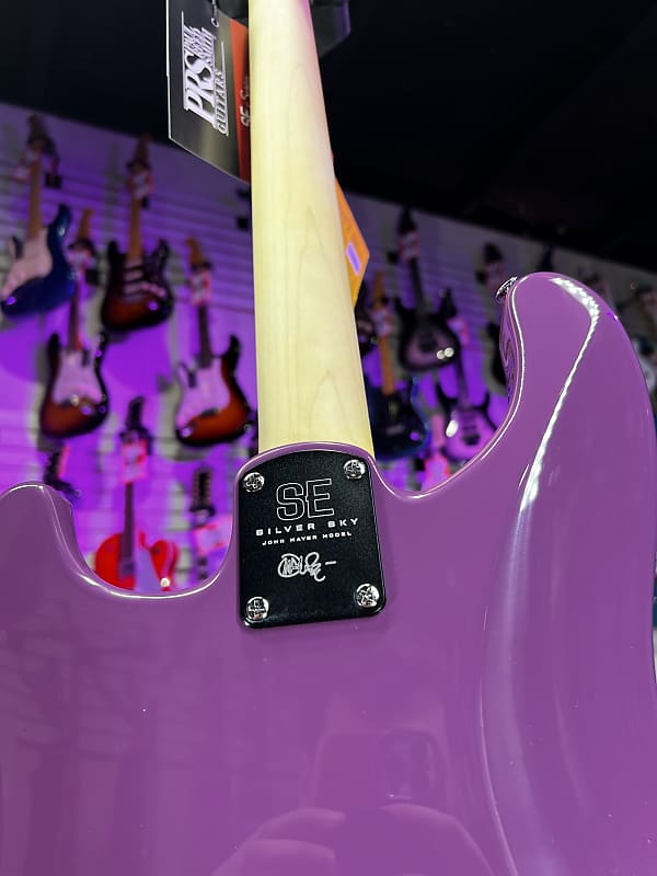 PRS SE Silver Sky Electric Guitar - Summit Purple with Maple Fingerboard Authorized Dealer Free Shipping! 994 GET PLEK’D!