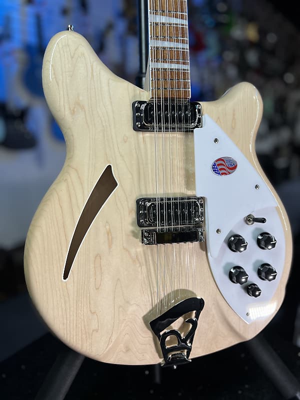 New 2024 Rickenbacker 360/12 12-String 360 Electric, Mapleglo w/ OHSCase and Free Ship 737