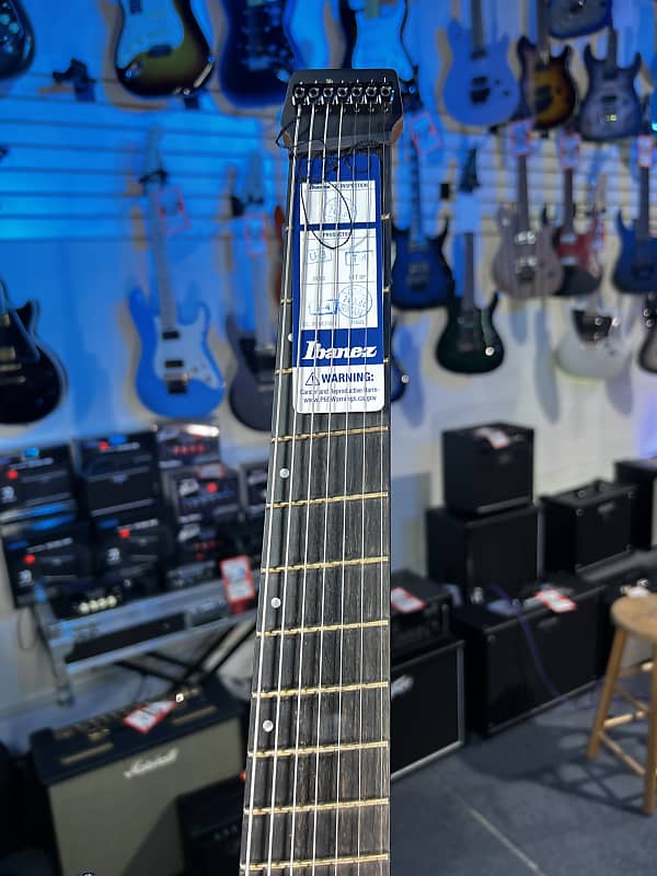 Ibanez QX527 7-string Electric Guitar - Pale Moon Ebony Natural Flat GET PLEK'D! 168