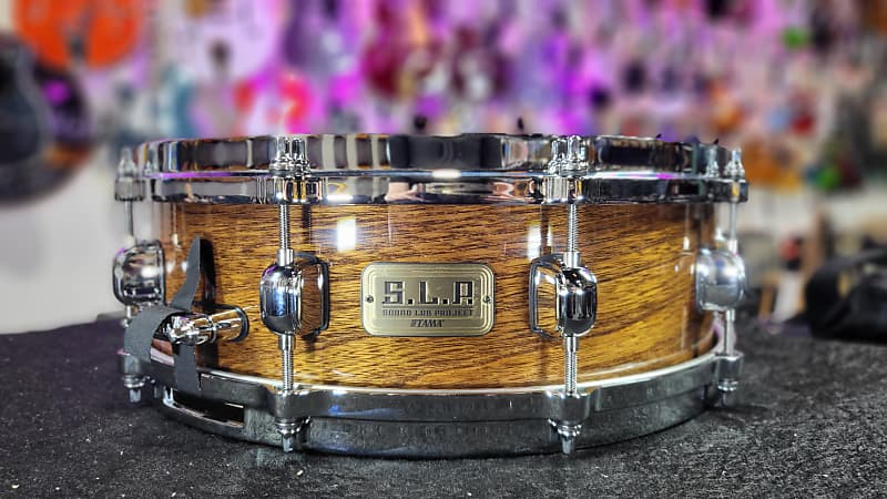 Tama S.L.P. G-Hickory Snare Drum - 4.5 x 14 inch - Gloss Natural Elm Authorized Dealer Free Shipping