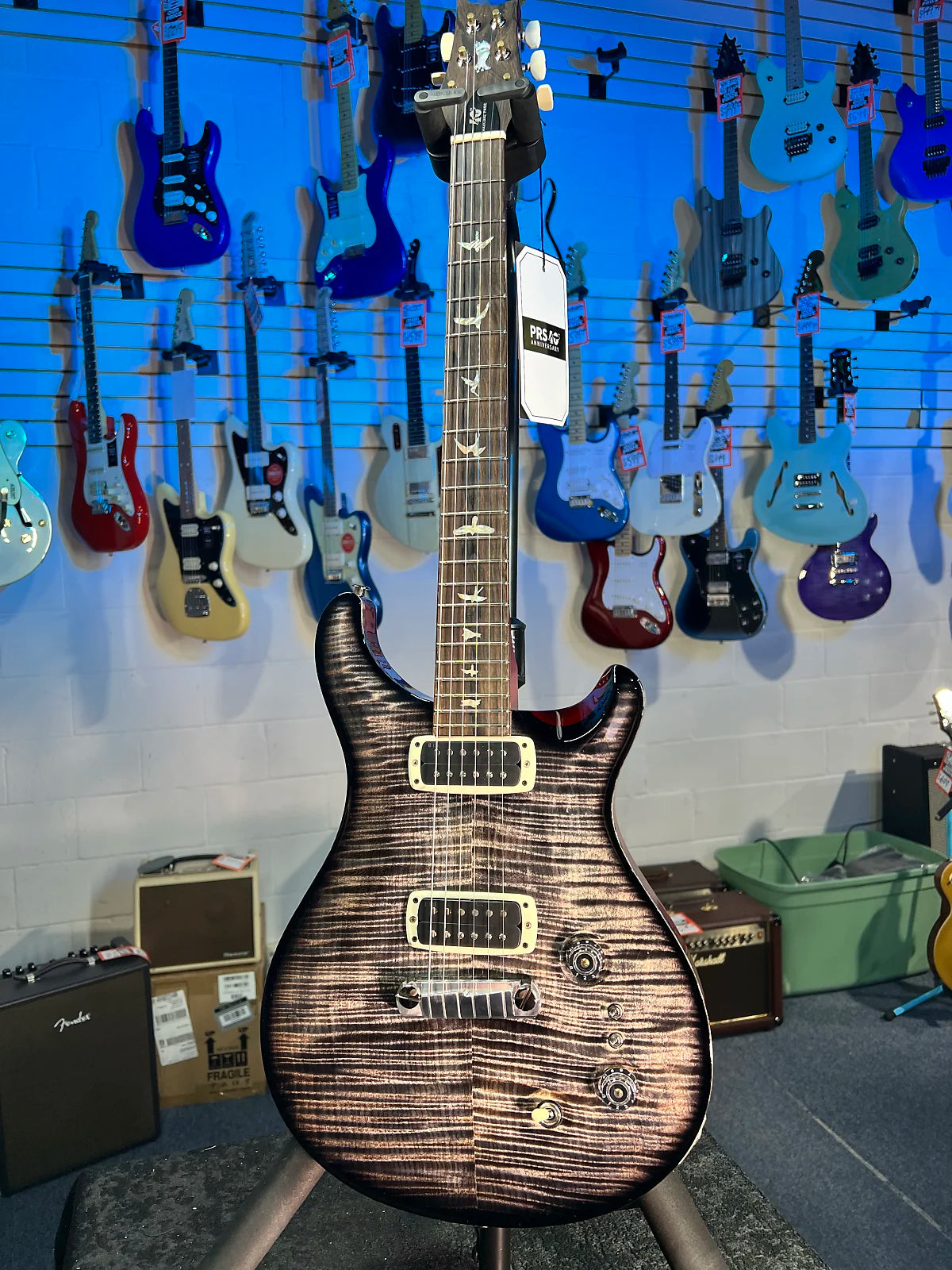 PRS Limited Edition 40th Anniversary Charcoal Phoenix 2025 - / Signature Dealer / Free Ship/ Get Plekd / 729 Charcoal