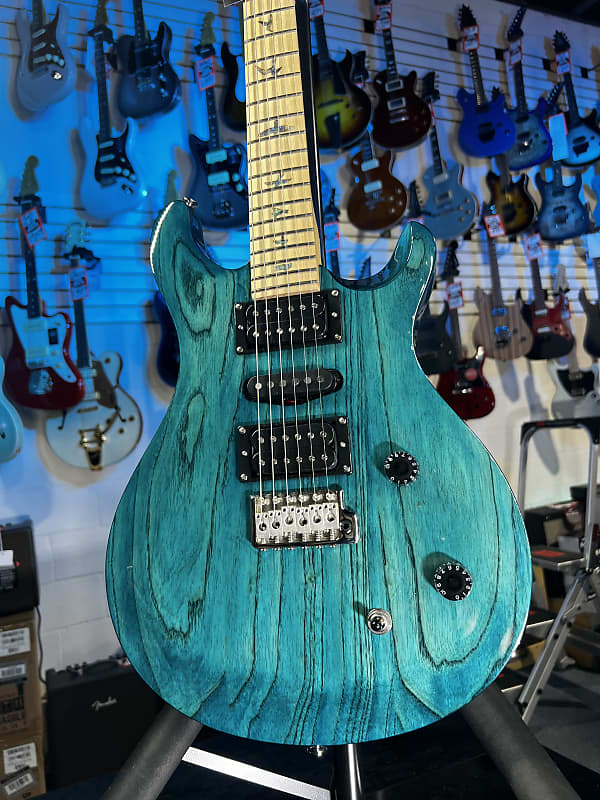 PRS SE Swamp Ash Special Electric Guitar - Iris Blue Auth Deal Free Shipping! 432 GET PLEK’D!