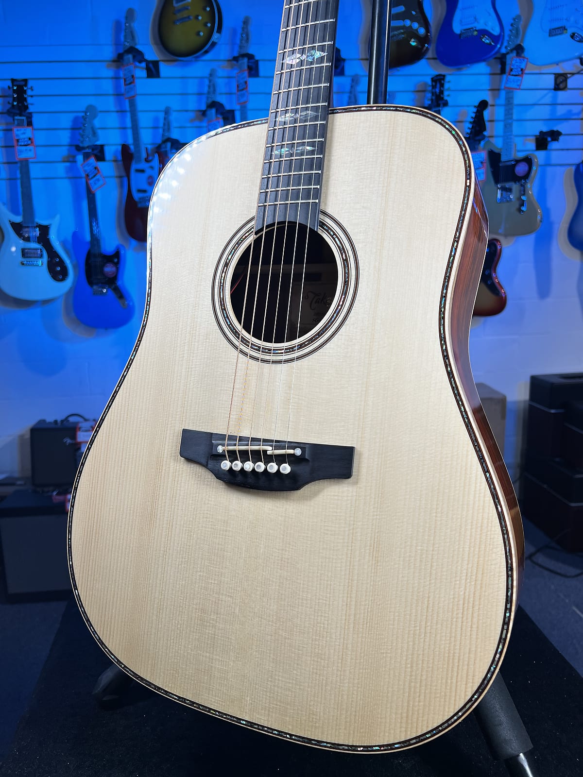 USED Takamine Custom Shop SG-CPD-AC1 Solid Adirondack Spruce / Cocobolo Guitar, with Case