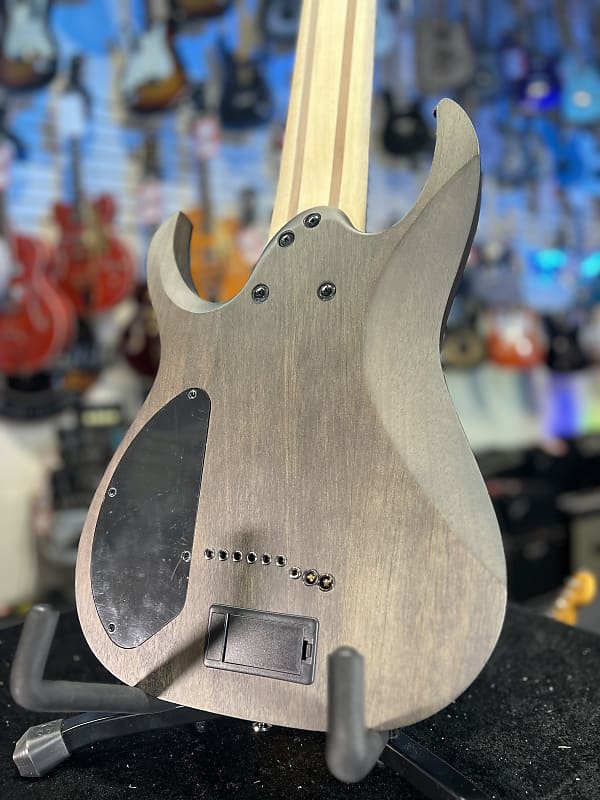 Ibanez Axe Design Lab RG9PB 9-string Electric Guitar - Transparent Gray Flat 676 Auth Dealer, Free Ship