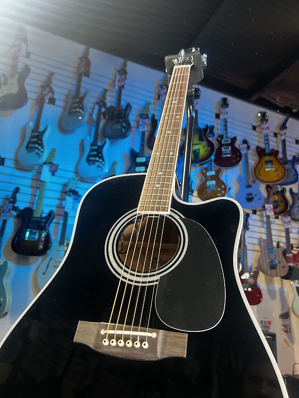 Takamine Legacy JEF341SC Acoustic-electric Guitar Black Auth Deal Free Ship! 088