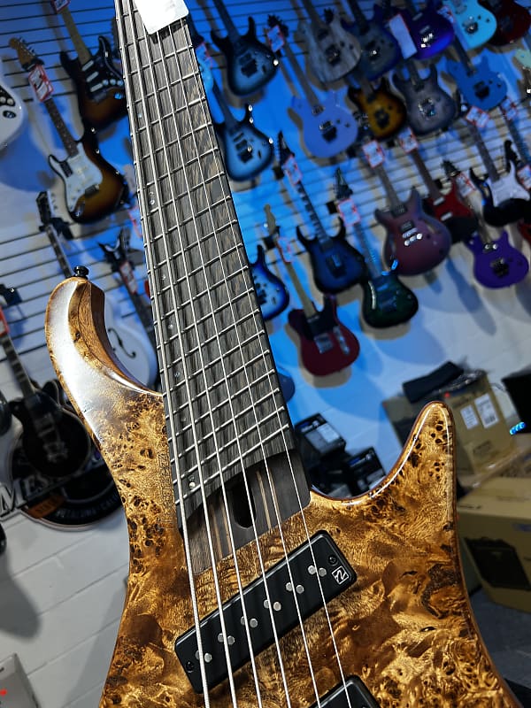 Ibanez EHB Ergonomic Headless 6-string Multi-scale Antique Brown Stained Low Gloss Auth Dealer! 744 GET PLEK’D!