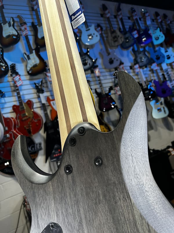 Ibanez Axe Design Lab RG9PB 9-string Electric Guitar - Transparent Gray Flat Auth Dealer Free Shipping! 802 GET PLEK’D!