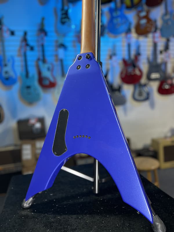 Kramer Nite-V Electric Guitar with Gigbag - Royal Blue Metallic Auth Deal Free Shipping! GET PLEK’D!