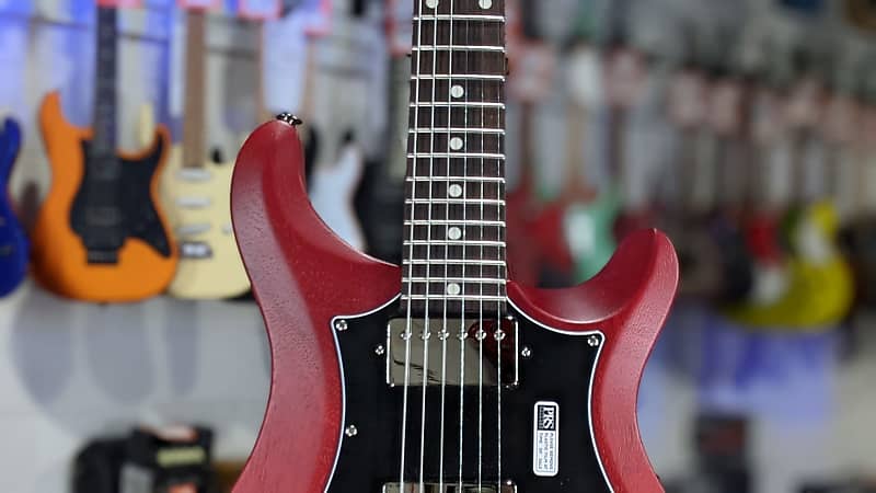 PRS S2 Standard 24 Electric Guitar – Satin Vintage Cherry Nitro W/ PRS Bag, *FREE PLEK WITH PURCHASE*! 338