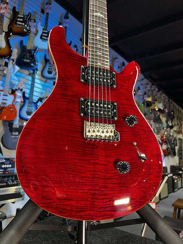 PRS SE Custom 24 Electric Guitar - Ruby Auth Deal Free Ship! 603