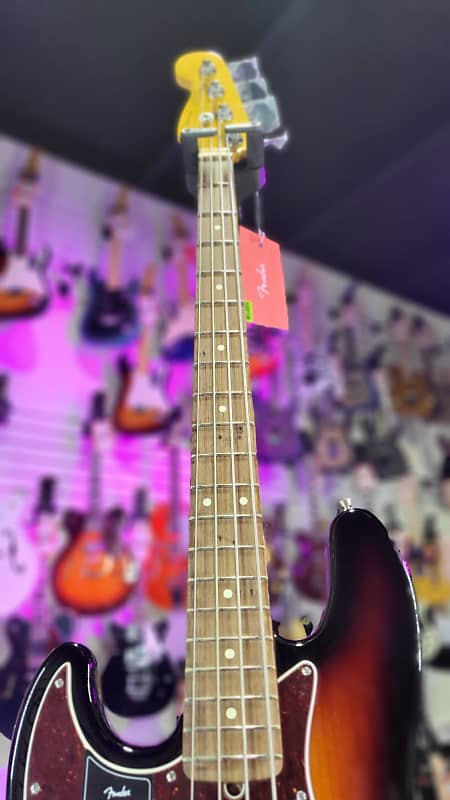 Fender American Professional II Jazz Bass Left-Handed 3 Color Sunburst Rosewood Fingerboard 451