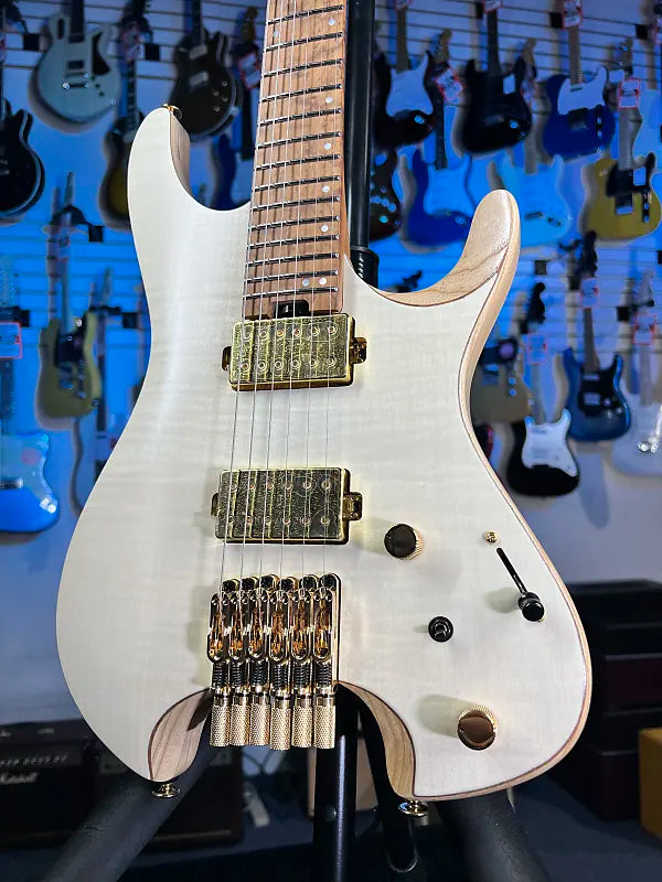 Ibanez Q52FMG Electric Guitar - Natural Low Gloss w Gig Bag, Get Plek'd Free! 760