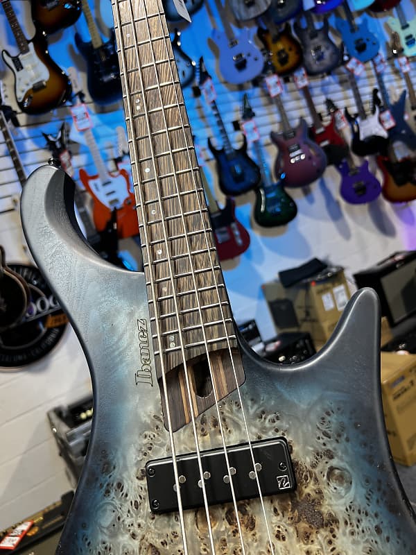 Ibanez EHB Ergonomic Headless Cosmic Blue Starburst Flat Auth Dealer Free Ship! 845 GET PLEK’D!