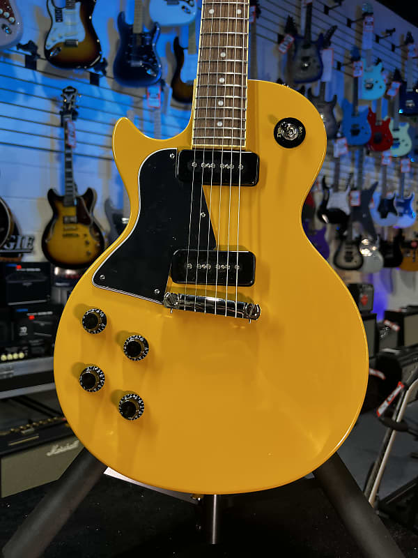 Epiphone Les Paul Special Left-handed Electric Guitar TV Yellow GET PLEK'D! 570