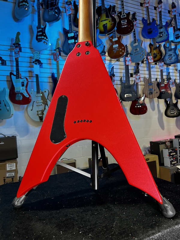 Kramer Nite-V Electric Guitar with Gigbag - Crimson Red Metallic Auth Deal Free Shipping! GET PLEK’D! 181