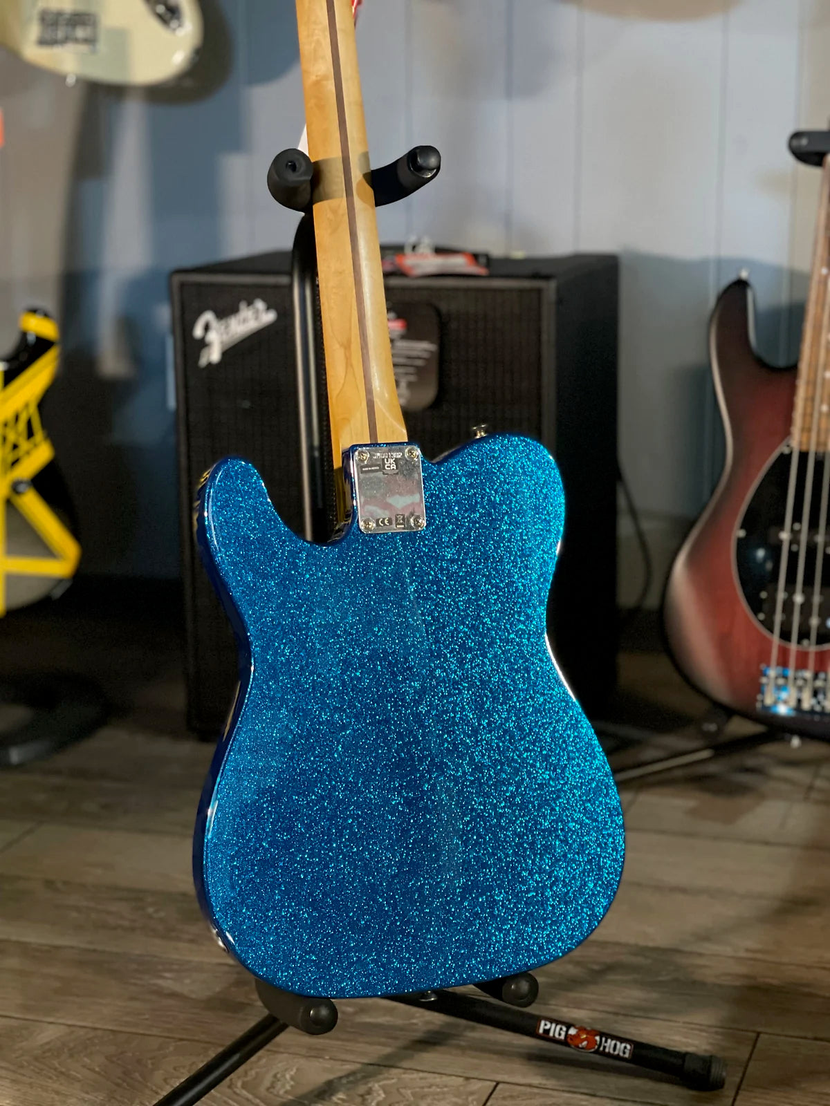 J Mascis Telecaster - Bottle Rocket Blue Flake W Maple Neck #362
