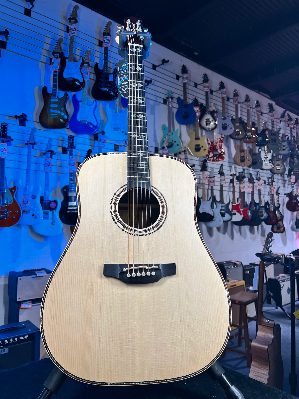 USED Takamine Custom Shop SG-CPD-AC1 Solid Adirondack Spruce / Cocobolo Guitar, with Case