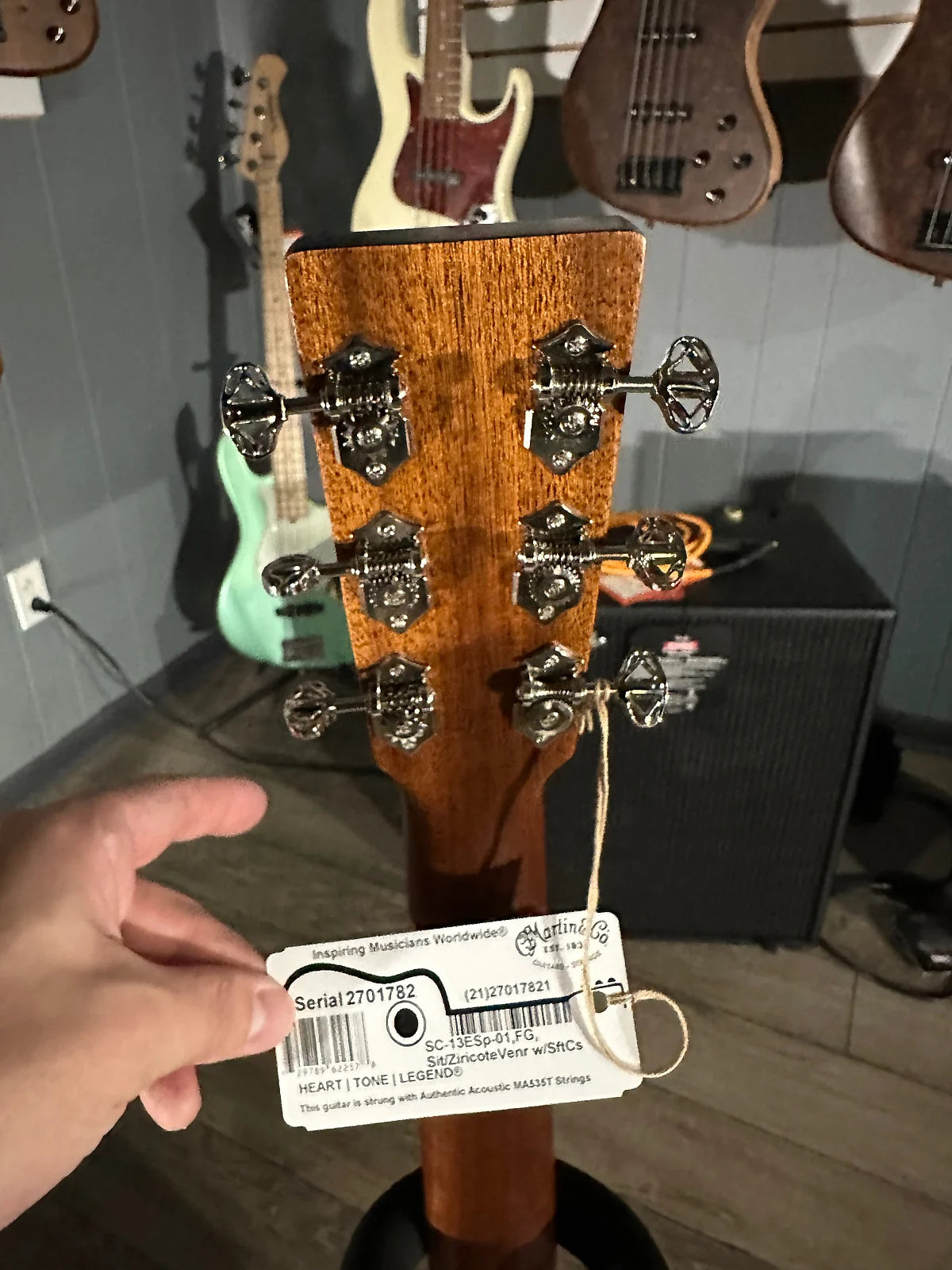 SC-13E Special Acoustic-Electric Guitar - Natural #782